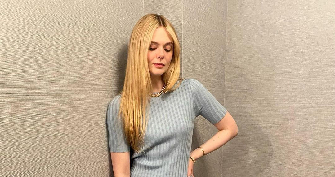 Elle Fanning Promotes THE GIRL FROM PLAINVILLE in Gabriela Hearst