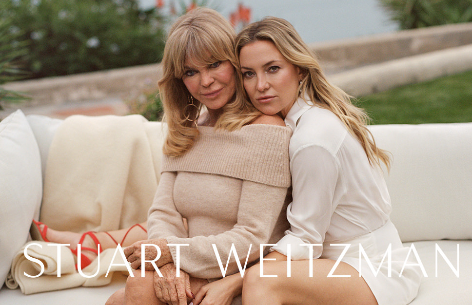 Kate Hudson and Goldie Hawn for Stuart Weitzman Spring 2022 Ad Campaign