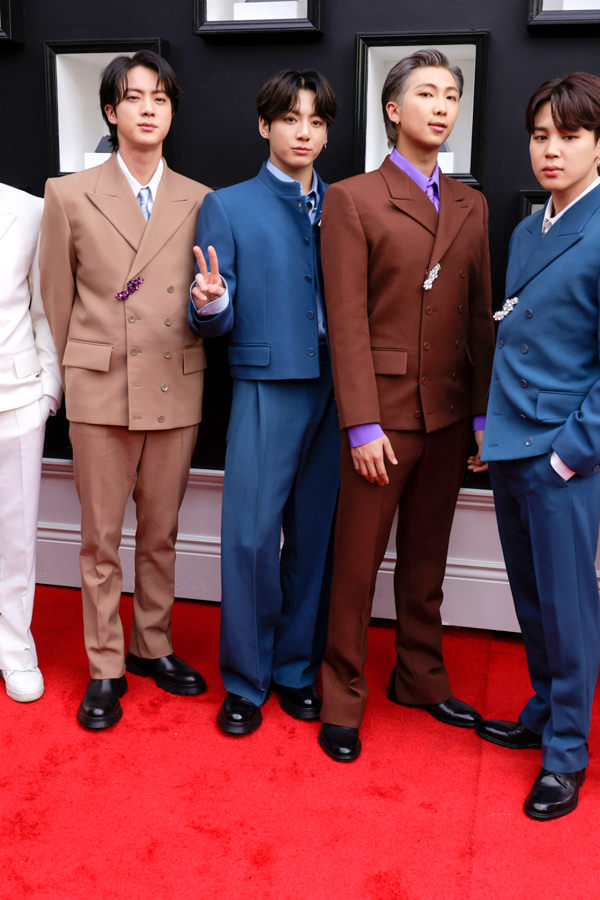 BTS' Louis Vuitton Grammys Looks Are Up for Auction: Details – WWD
