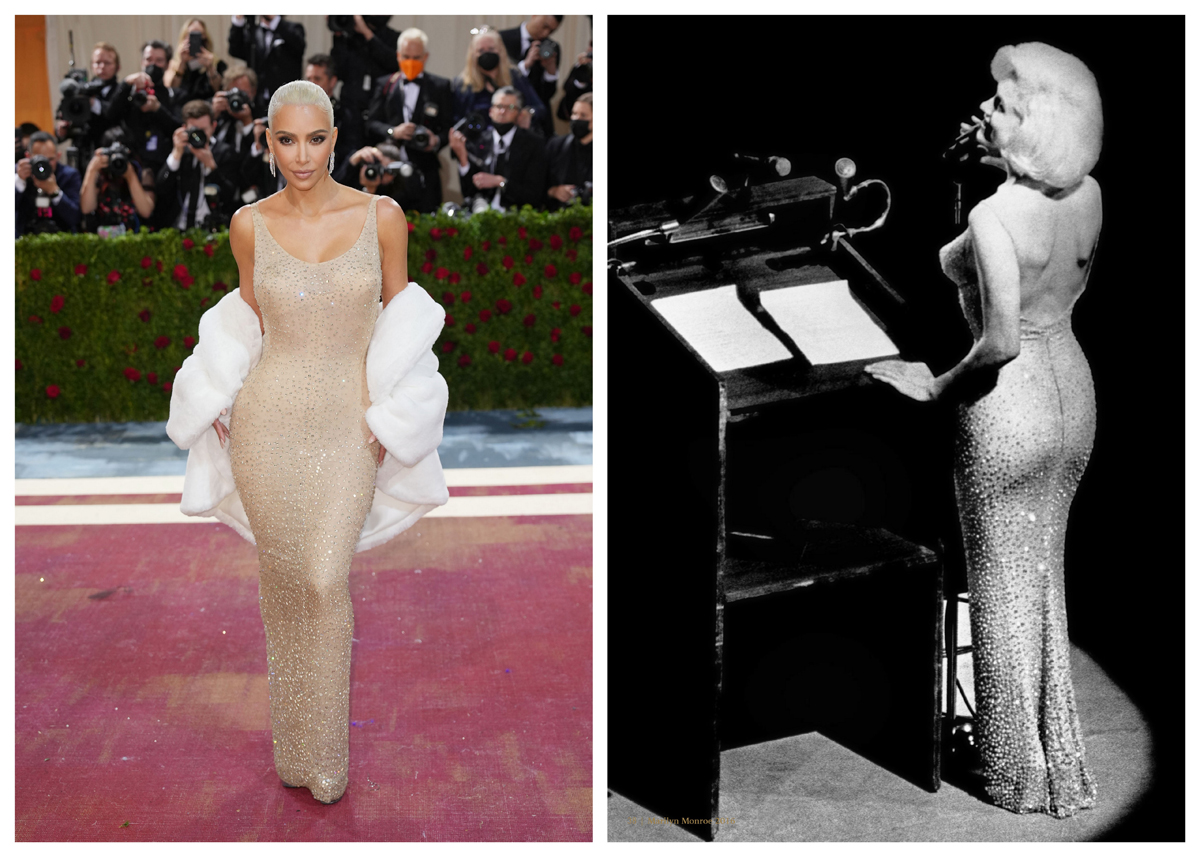 The sad story behind the Marilyn Monroe dress worn by Kim Kardashian