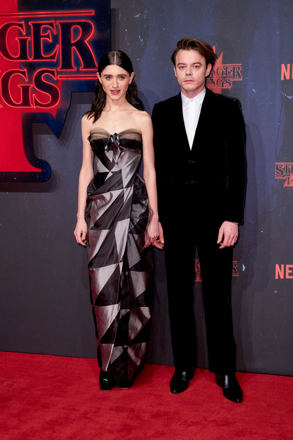 Natalia Dyer stuns at the Stranger Things premiere with her co