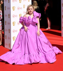 BRIDGERTON Star Nicola Coughlan In Valentino Couture At The BAFTA TV ...