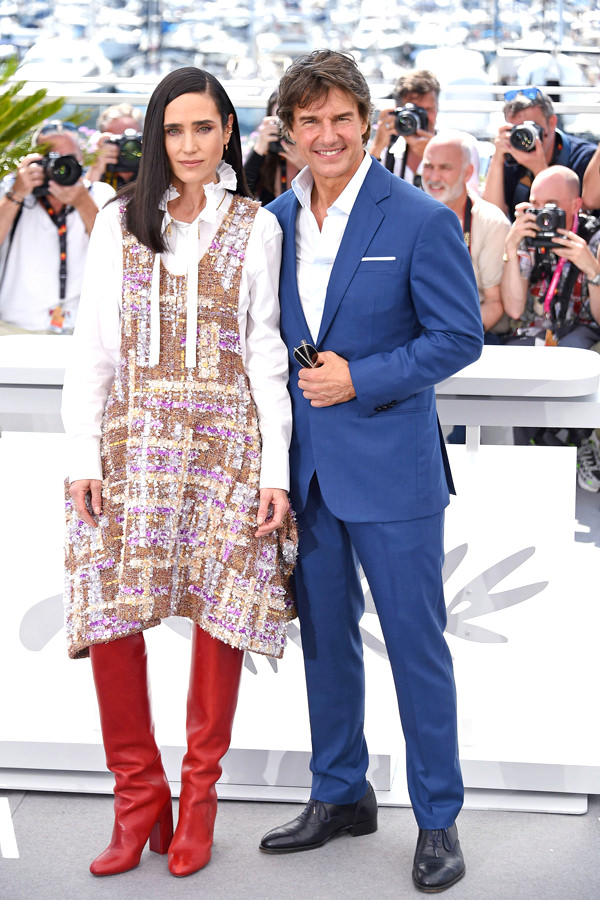 Jennifer Connelly Stuns in Silver at Top Gun: Maverick Cannes Premiere –  Footwear News