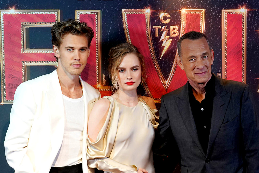 Tom Hanks, Austin Butler and Olivia DeJonge at the ELVIS Special