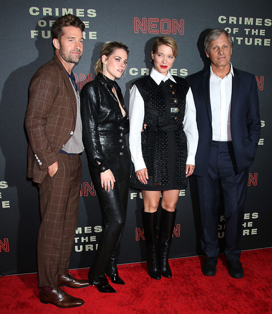 Kristen Stewart L A Seydoux Viggo Mortensen And Scott Speedman At The Crimes Of The Future New
