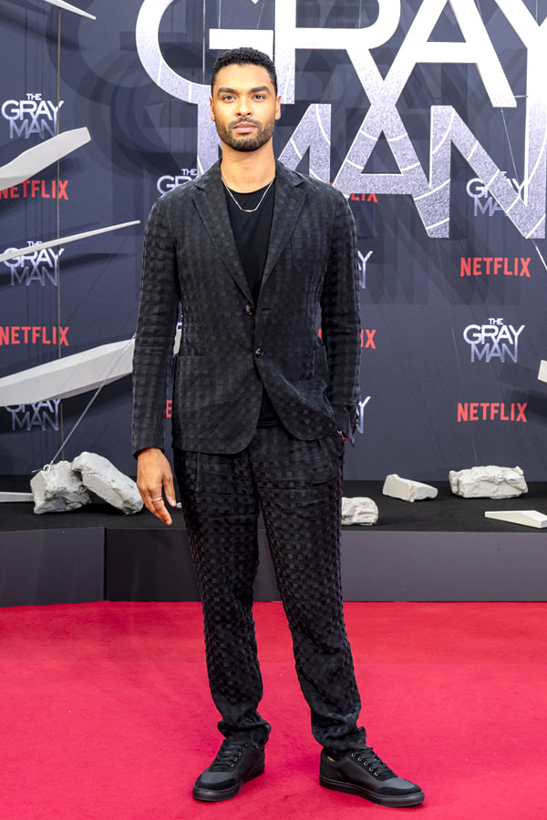 Regé-Jean Page hits the red carpet at The Gray Man premiere