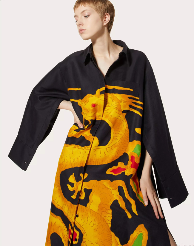 Yea or Nay: Valentino Dragon Print Dress - Tom + Lorenzo