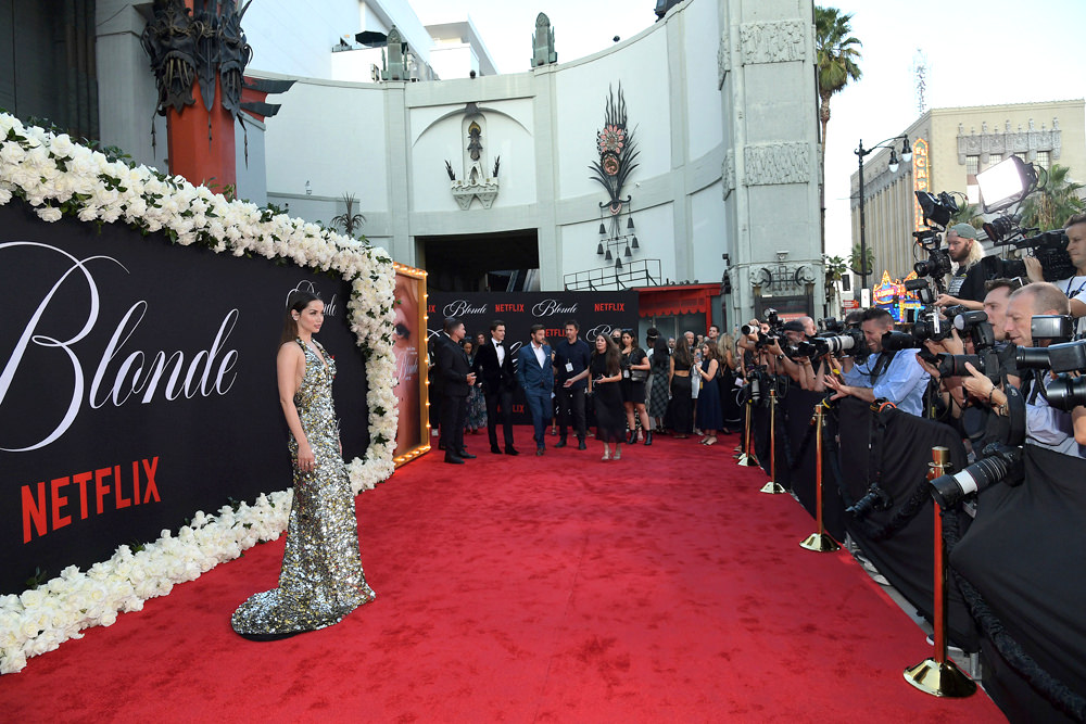 Ana de Armas Wore Louis Vuitton To The 'Blonde' LA Premiere