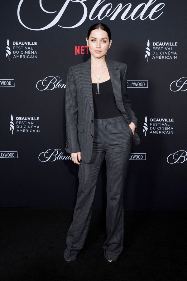 Ana de Armas Wore Louis Vuitton Promoting 'Blonde' During Venice Film  Festival