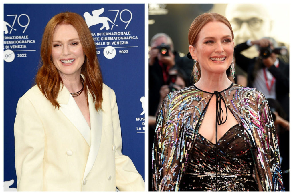 Venice Film Festival 2022: Julianne Moore in Celine and Valentino at