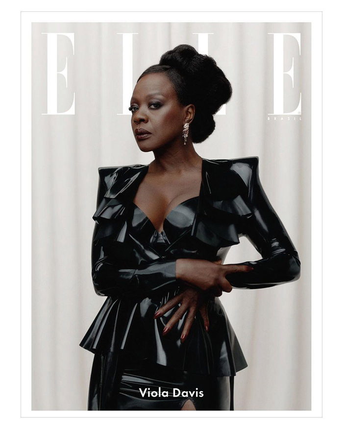 Viola Davis Graces Cover of ELLE Brasil's September Issue