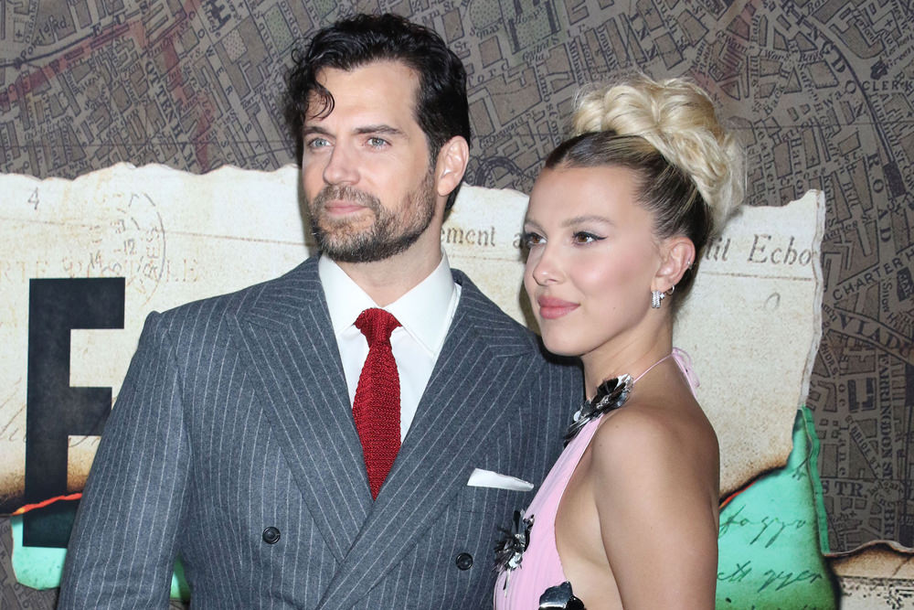 Enola Holmes 2': Henry Cavill and Millie Bobby Brown on Red Carpet