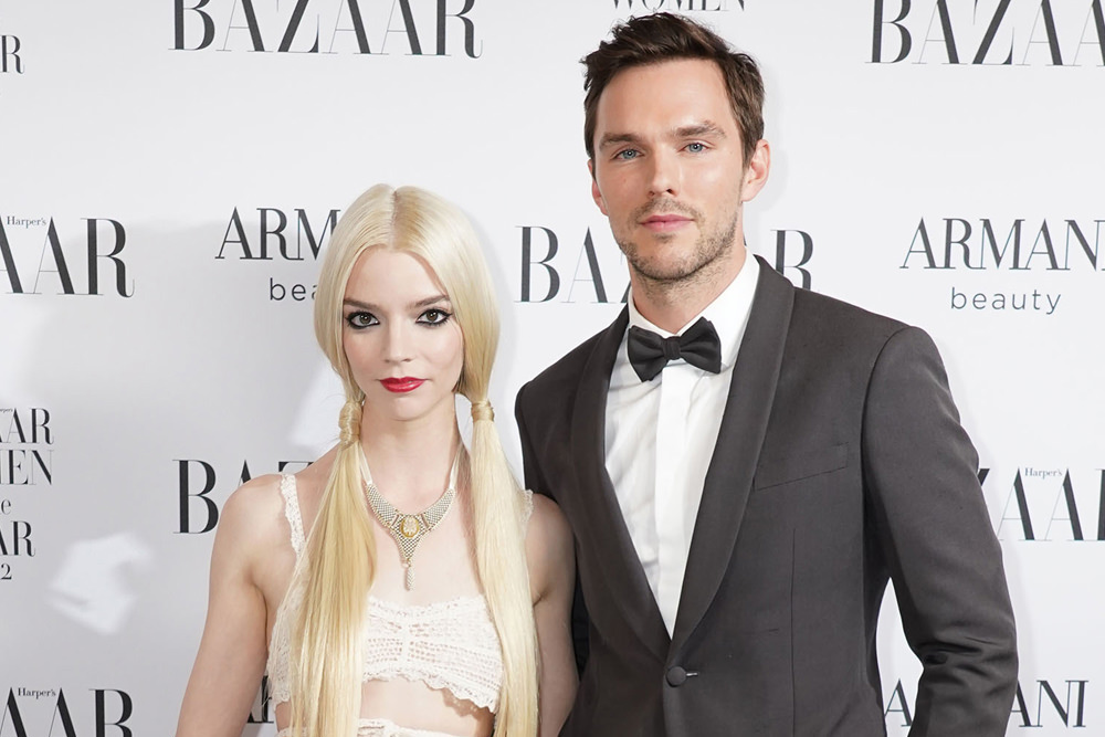 21 on X: Nicolas Hoult at Anya Taylor-Joy's wedding ceremony in