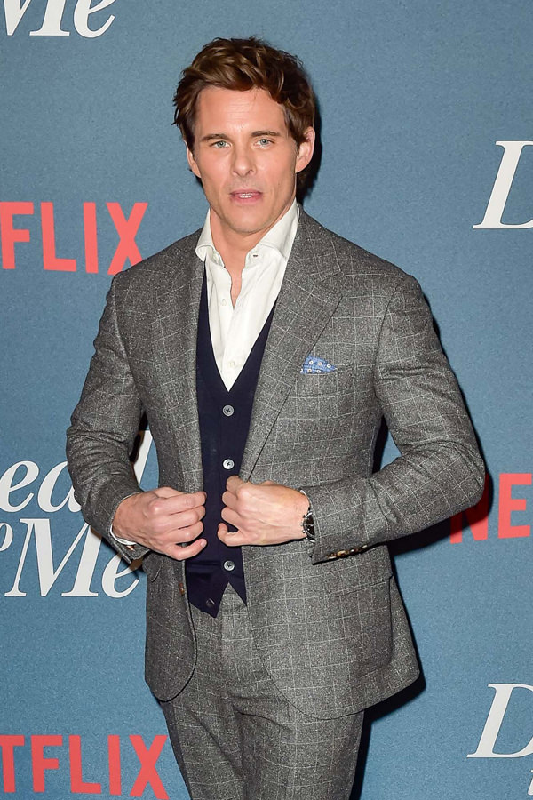 Stye File: James Marsden at the DEAD TO ME and DISENCHANTED Premieres ...