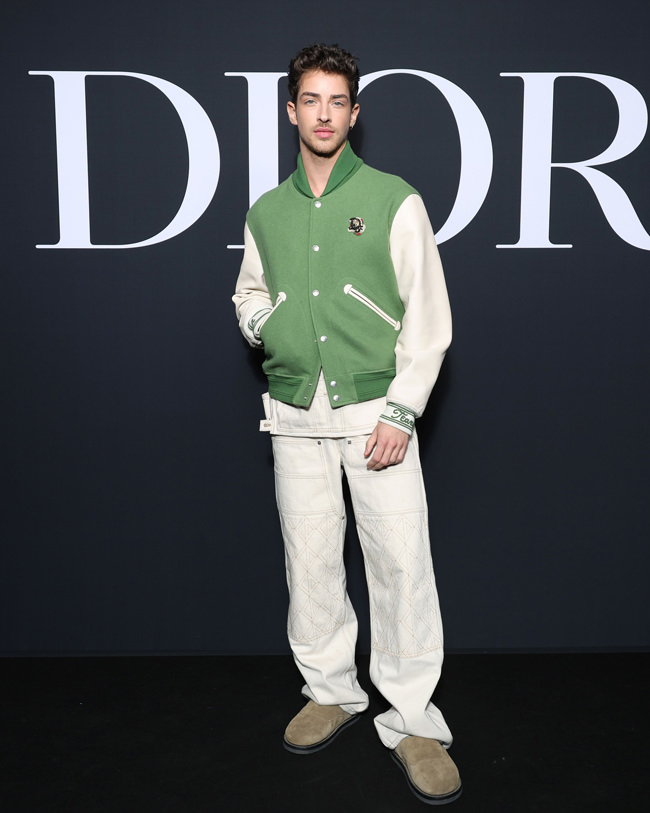 Robert Pattinson Dons Skirt at Dior Homme Fall 2023 Paris Fashion