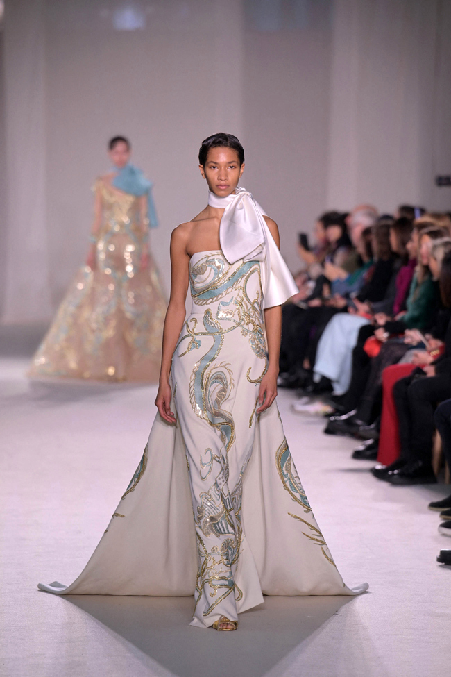 Paris Fashion Week Elie Saab Spring 2023 Couture Collection