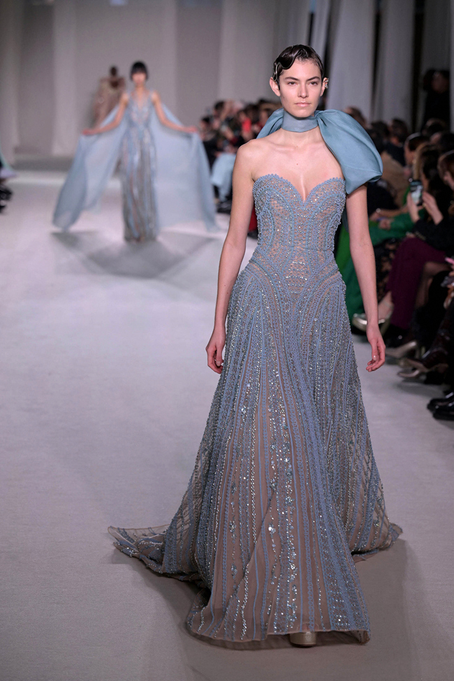 Paris Fashion Week: Elie Saab Spring 2023 Couture Collection - Tom ...