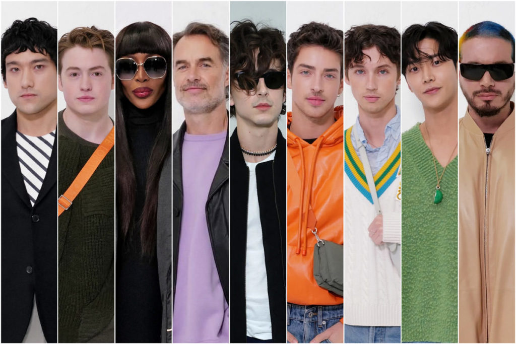 Loewe Menswear Fashion Show Front Row - Tom + Lorenzo