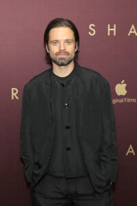 Sebastian Stan, Briana Middleton and Justice Smith at the SHARPER New