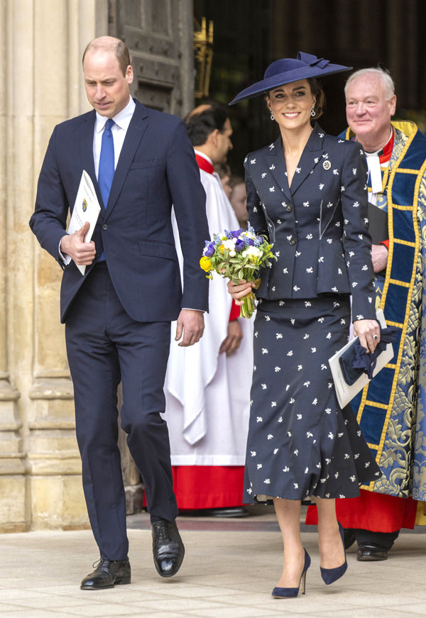Catherine, Prince of Wales at the Commonwealth Day Service in Erdem ...