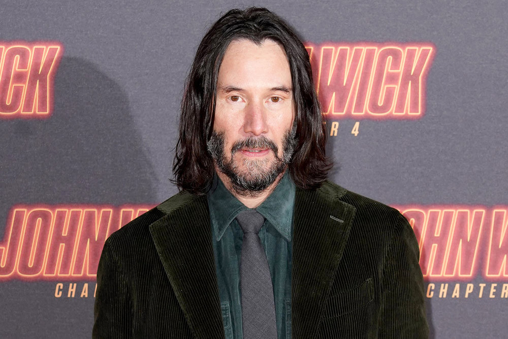 Keanu Reeves in Boglioli at the John Wick: Chapter 4 London Premiere - Tom  + Lorenzo