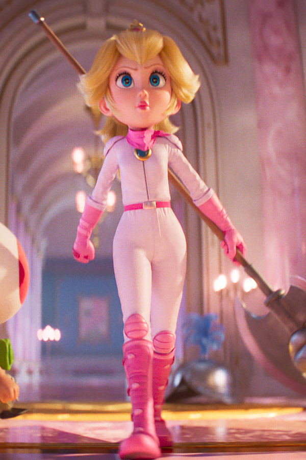 Anya Taylor-Joy dresses up as Princess Peach at 'Super Mario Bros. Movie'  premiere - ABC News
