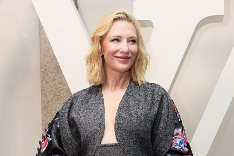 Cate Blanchett Louis Vuitton Resort 2024 Show Front Row Style Fashion Tom Lorenzo Site 1 768x512 