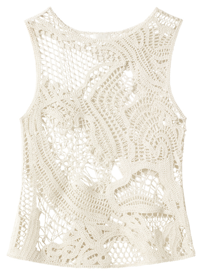 Lace tank top, Collection 2023