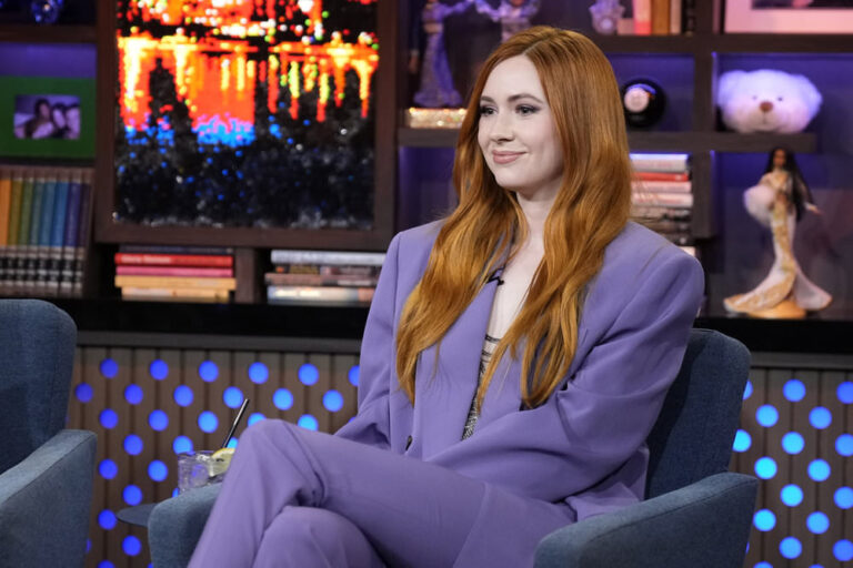 GUARDIANS OF THE GALAXY VOL. 3 Star Karen Gillan in Stella McCartney on ...