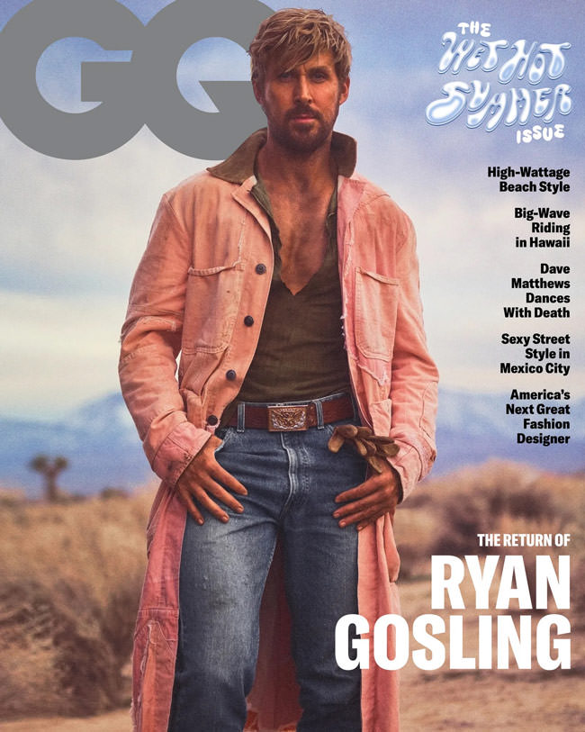 BARBIE Star Ryan Gosling for GQ Magazine Tom + Lorenzo