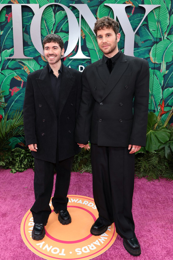 Tony Awards 2023 Ben Platt and Noah Galvin Tom + Lorenzo