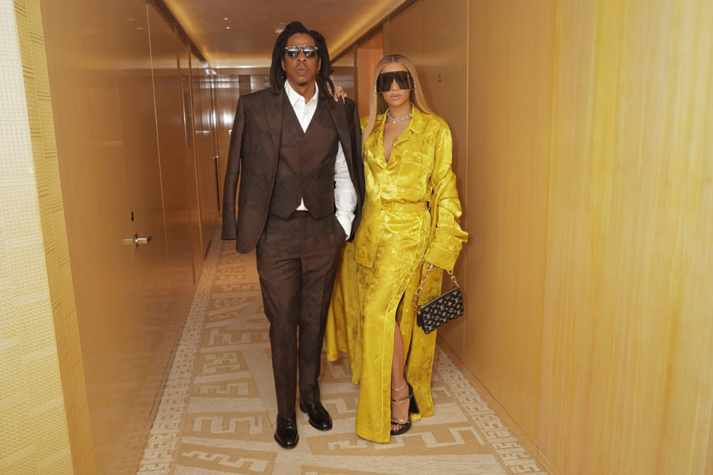 Beyoncé and Jay-Z Attend Pharrell's First Louis Vuitton Fashion Show - Tom  + Lorenzo