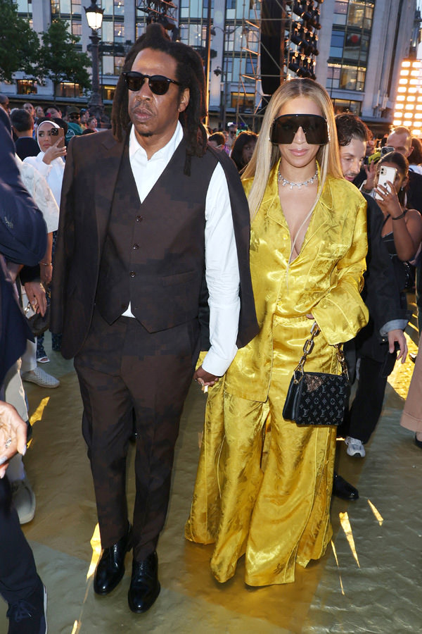 Beyoncé and Jay-Z Attend Pharrell's First Louis Vuitton Fashion Show ...