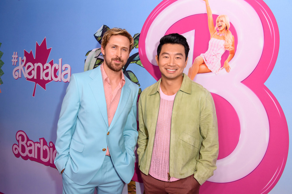 Ryan Gosling and Simu Liu at the BARBIE Toronto Fan Event - Tom + Lorenzo