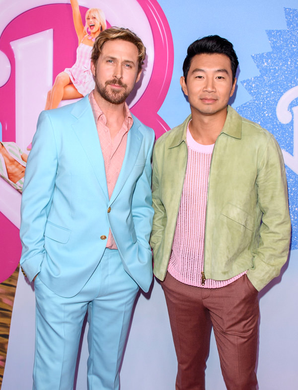 Simu Liu Wore Paul Smith To The 'Barbie' Canadian Press Day