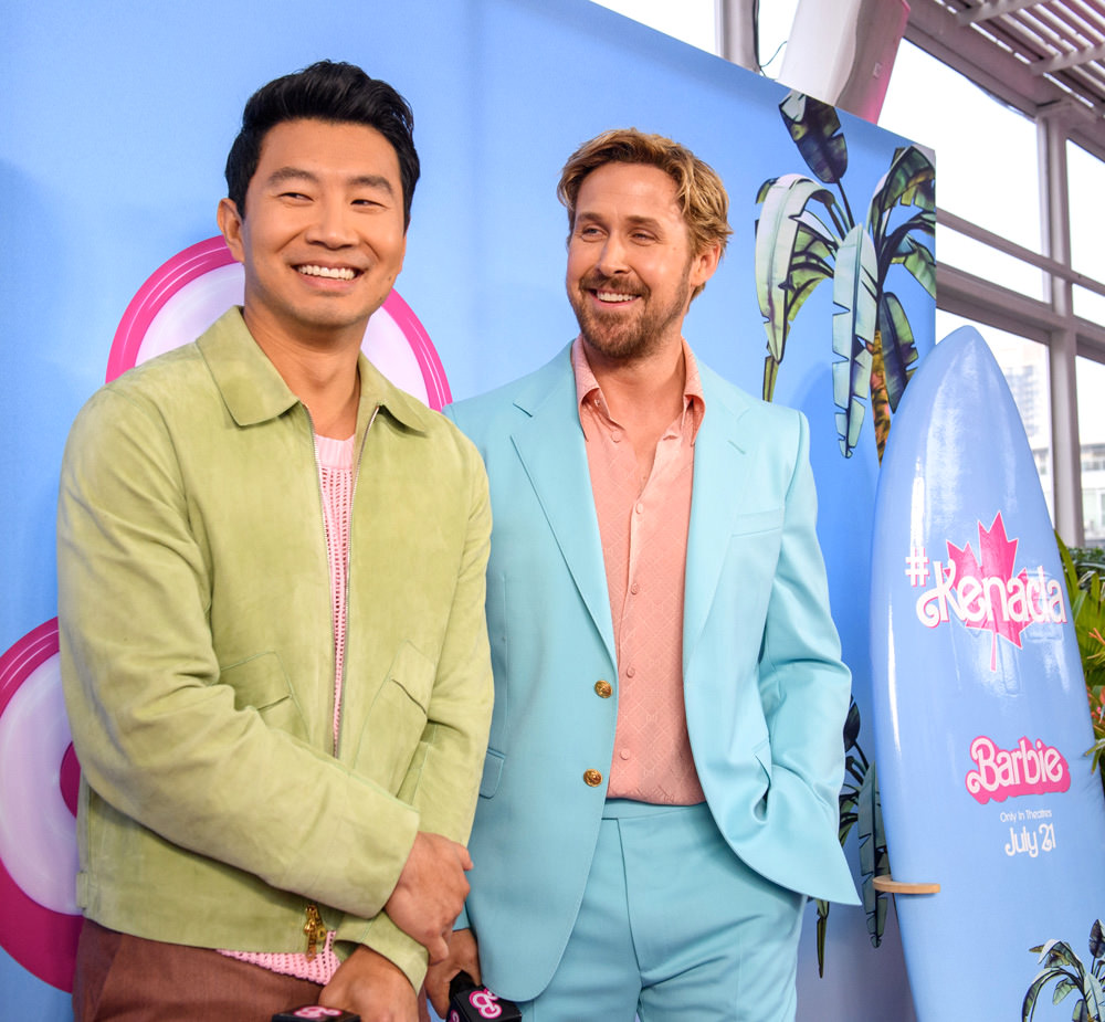 Ryan Gosling and Simu Liu at the BARBIE Toronto Fan Event - Tom + Lorenzo