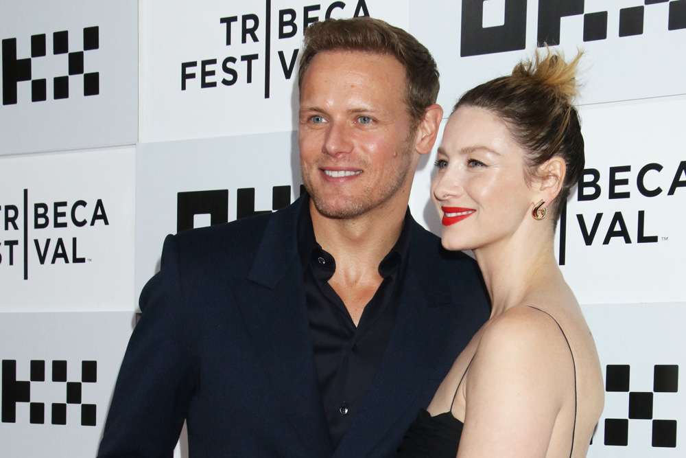 Sam Heughan and Caitriona Balfe at the Tribeca Film Festival’s