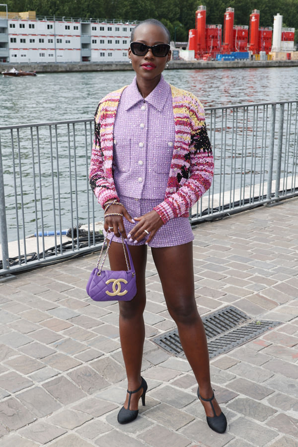 Lupita Nyong'o at the Chanel Couture Show in Paris - Tom + Lorenzo