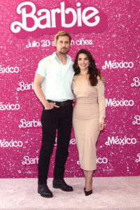 Ryan Gosling, Margot Robbie and America Ferrera at the BARBIE Mexico