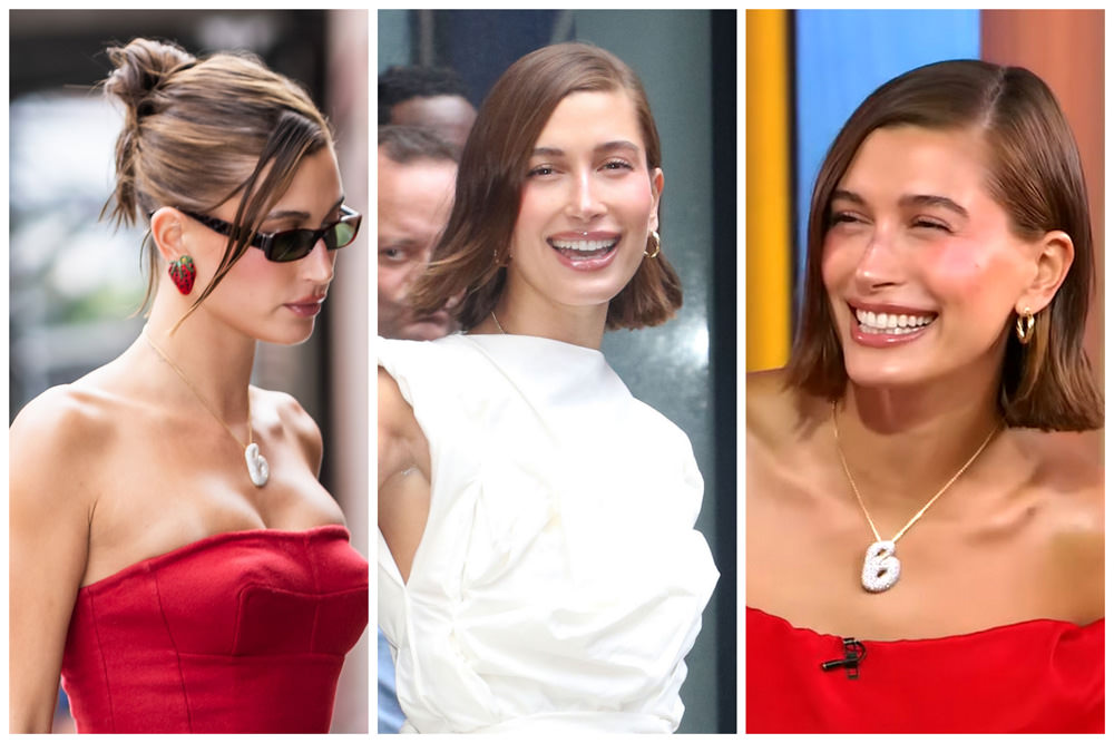 Hailey Bieber Does the Strawberry Glaze Look With Three Red Dresses