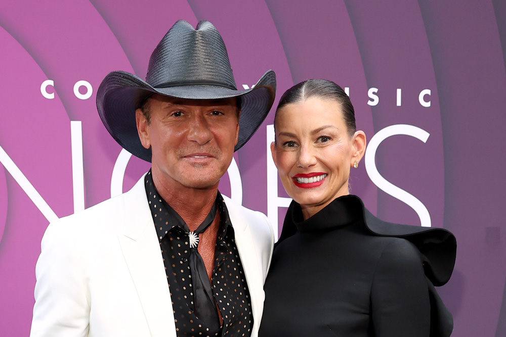 Tim McGraw and Faith Hill at the 2023 Academy of Country Music Honors