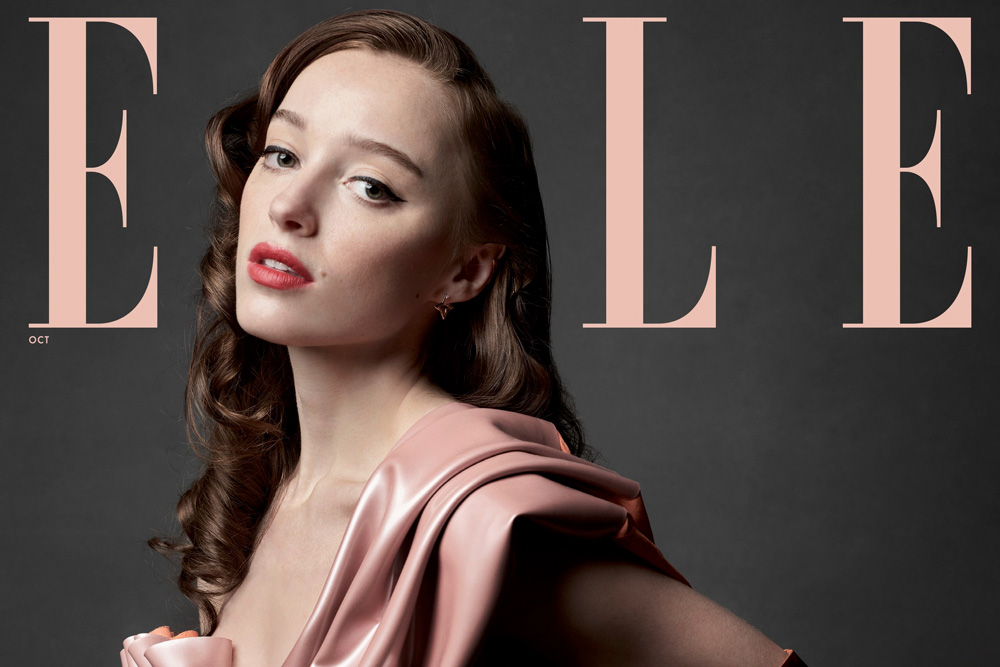 BRIDGERTON and FAIR PLAY Star Phoebe Dynevor Covers ELLE's October 2023