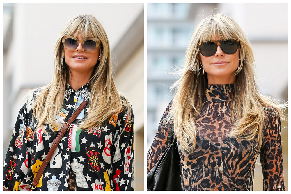 Heidi Klum Wears Leopard-Print Dolce & Gabbana Dress
