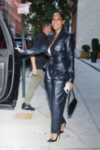 Tracee Ellis Ross Out and About in New York City in Alexandre Vauthier