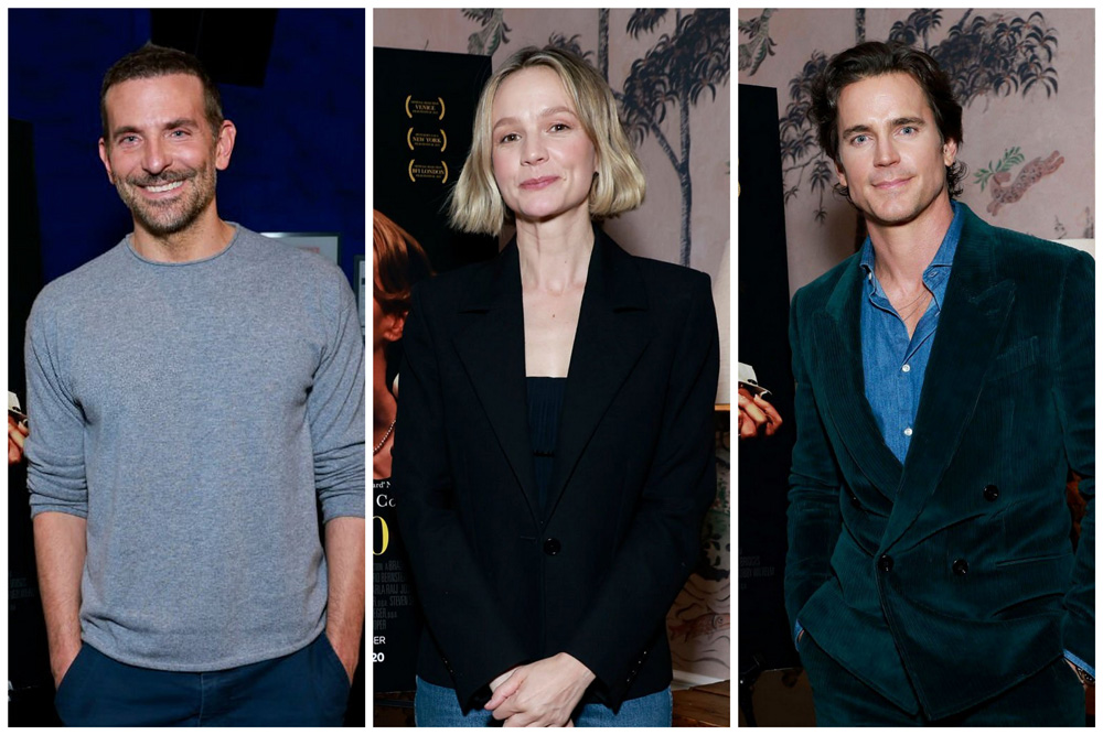 Bradley Cooper, Carey Mulligan and Matt Bomer at the MAESTRO NY AMPAS