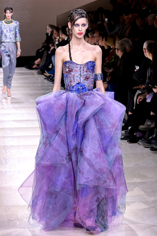 Paris Fashion Week Haute Couture Spring/Summer 2024 Armani Prive Show