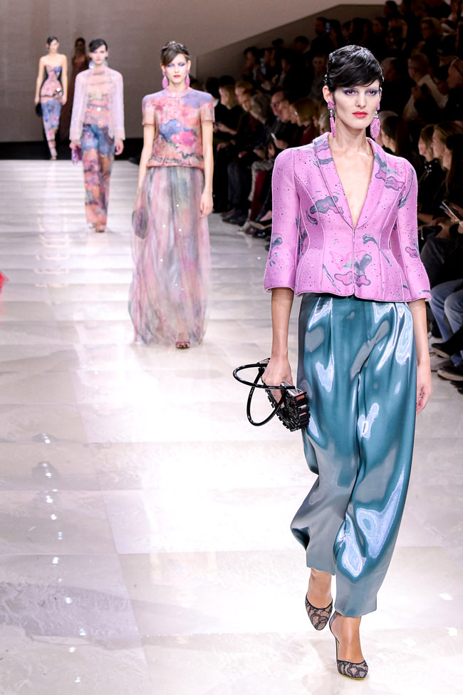 Paris Fashion Week Haute Couture Spring/Summer 2024 - Armani Prive Show ...
