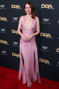 POOR THINGS Star Emma Stone in Vintage Givenchy Couture at the 2024 DGA