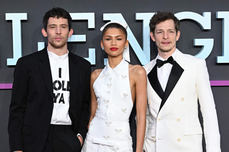 Josh O'Connor, Zendaya and Mike Faist at the CHALLENGERS London ...