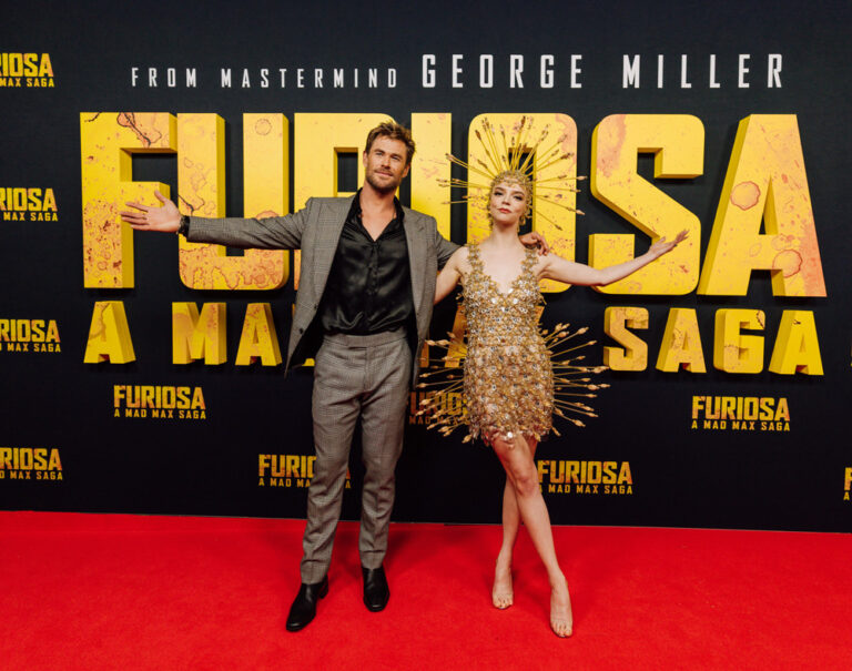 Anya Taylor-Joy and Chris Hemsworth at the FURIOSA: A MAD MAX SAGA ...